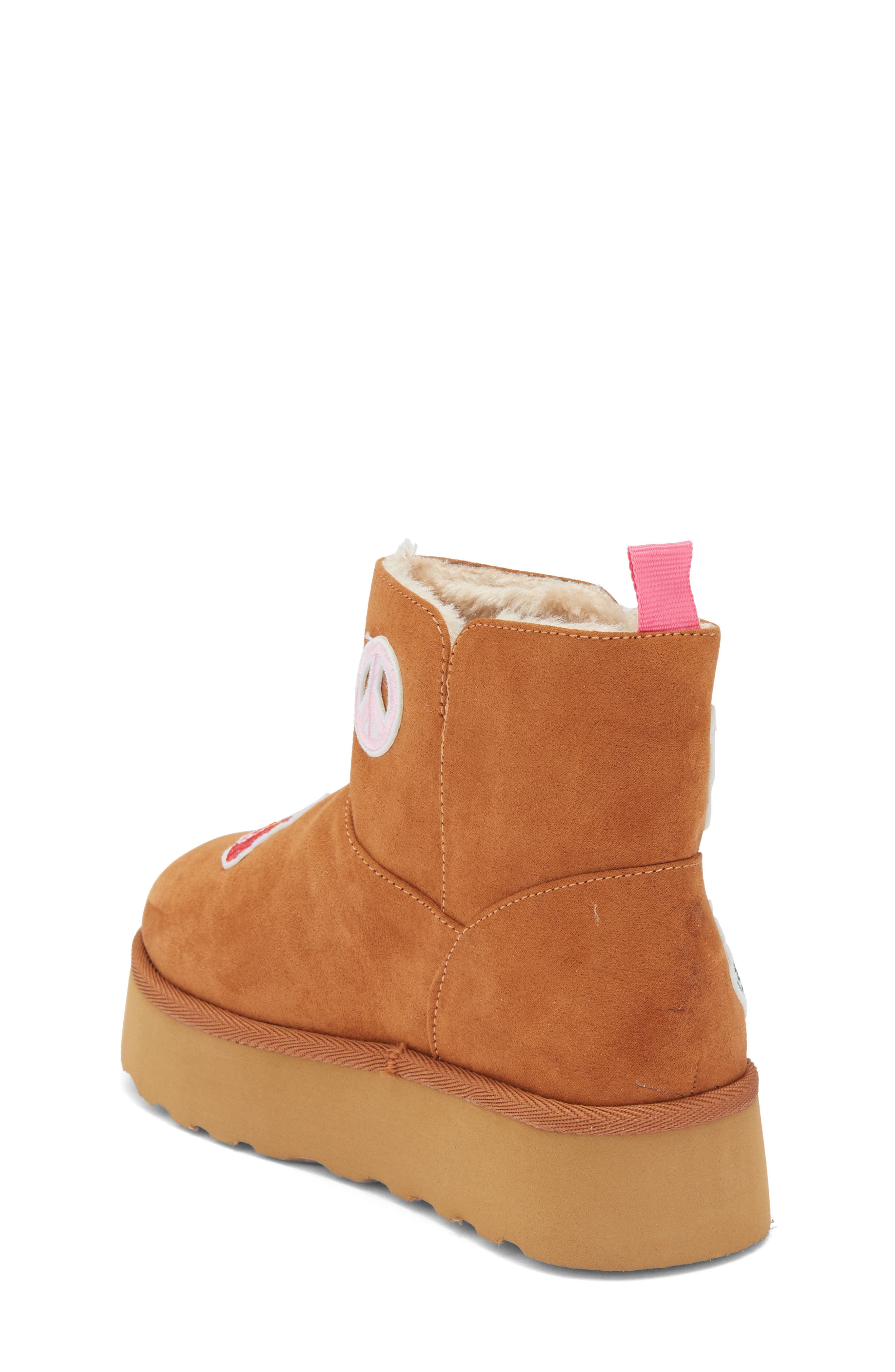 Harper Canyon Kids' Ezra Cherry Patches Bootie, Alternate, color, Tan Chestnut