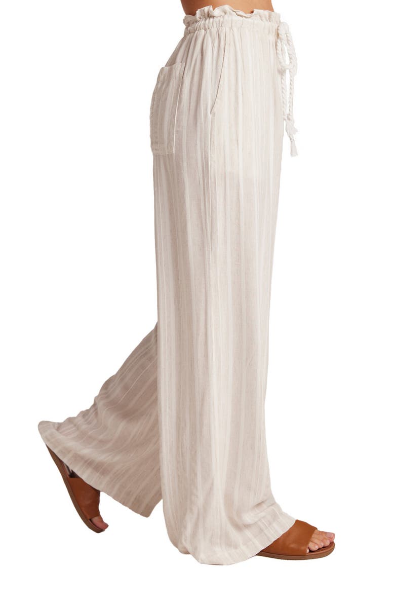 Bella Dahl Paperbag Waist Wide Leg Pants, Alternate, color, 