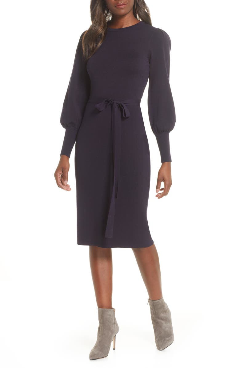 Eliza J Elilza J Long Sleeve Belted Sweater Dress | Nordstrom Eliza J Elilza J Long Sleeve Belted Sweater Dress | Nordstrom