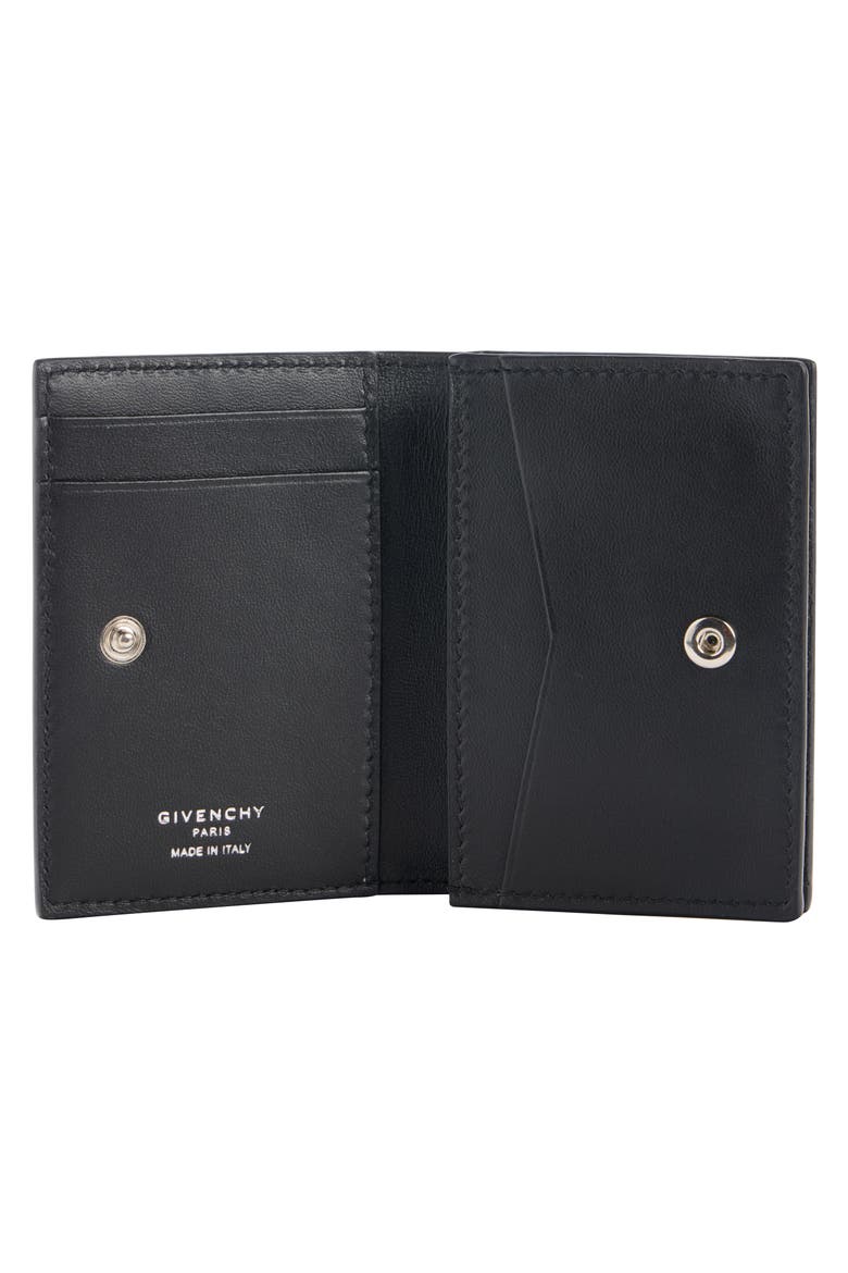 Leather Business Card Holder, Alternate, color, BLACK