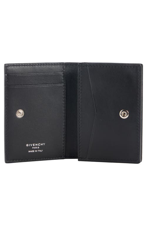 Givenchy Flower Leather Wallet Accessories In Black