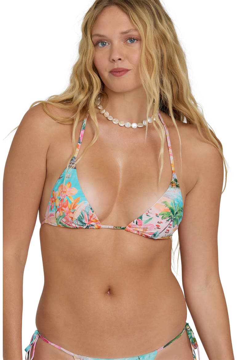 Paradise Sun Remi Triangle Bikini Top, Alternate, color, OCEAN SPRAY