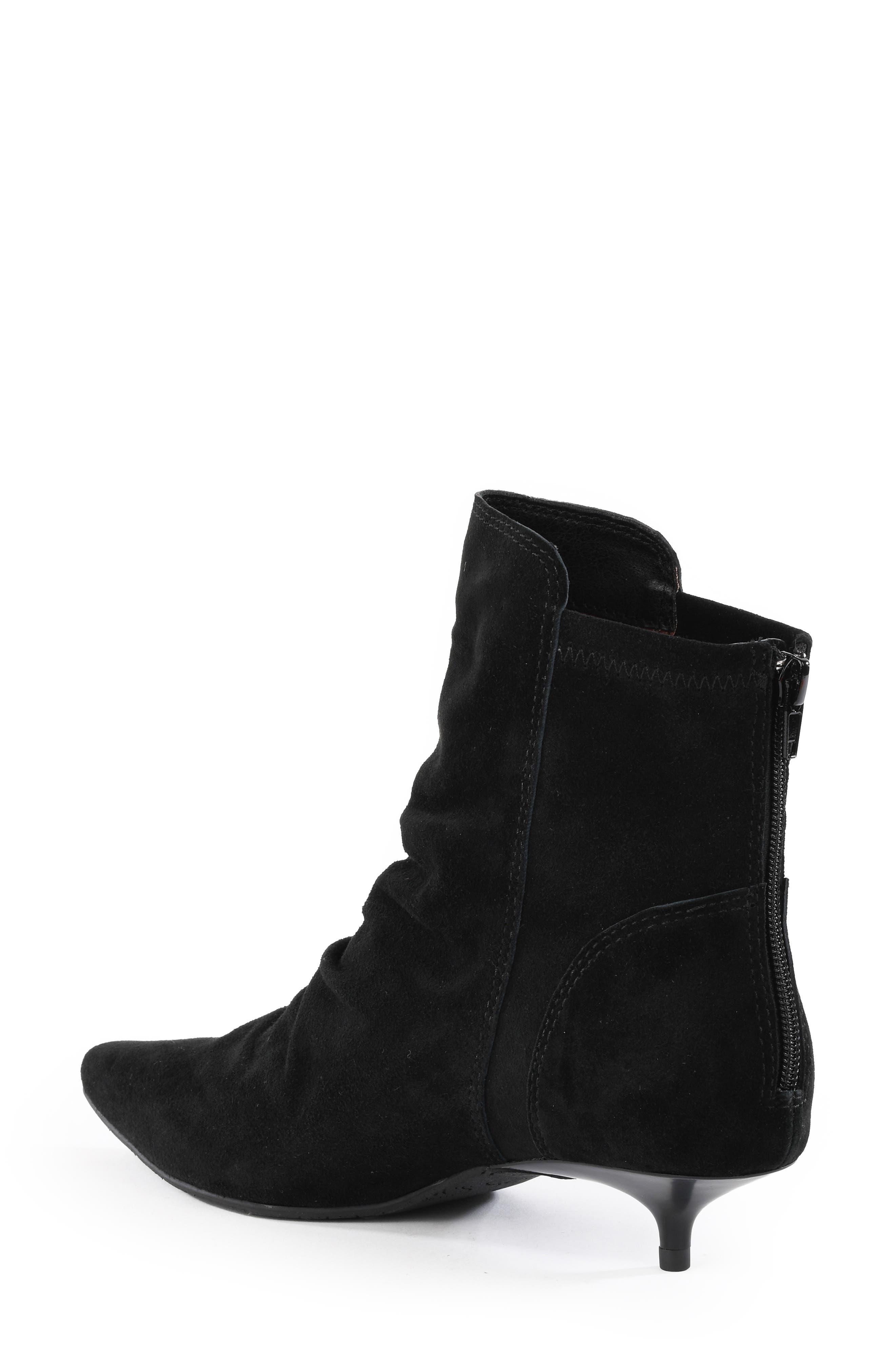 Modern Romance Leather Bootie, Alternate, color, BLACK