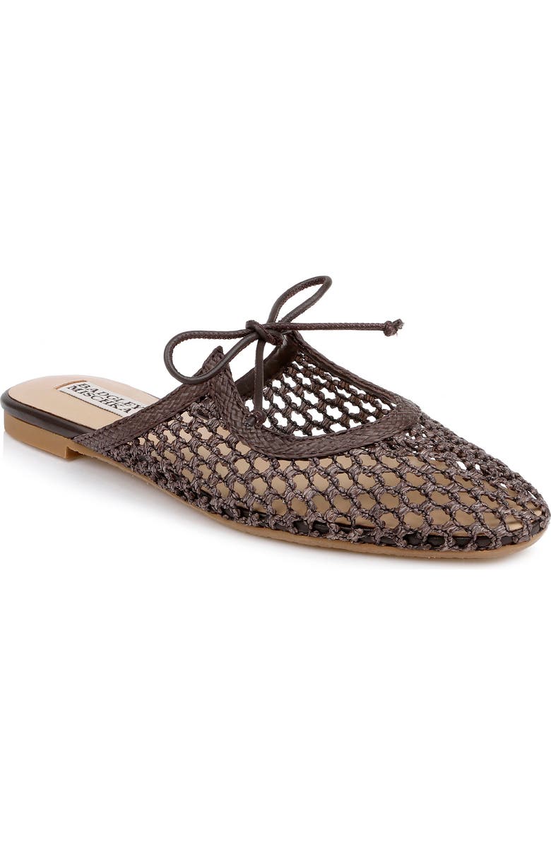 Badgley Mischka Collection Xailee Woven Mule, Main, color, Brown