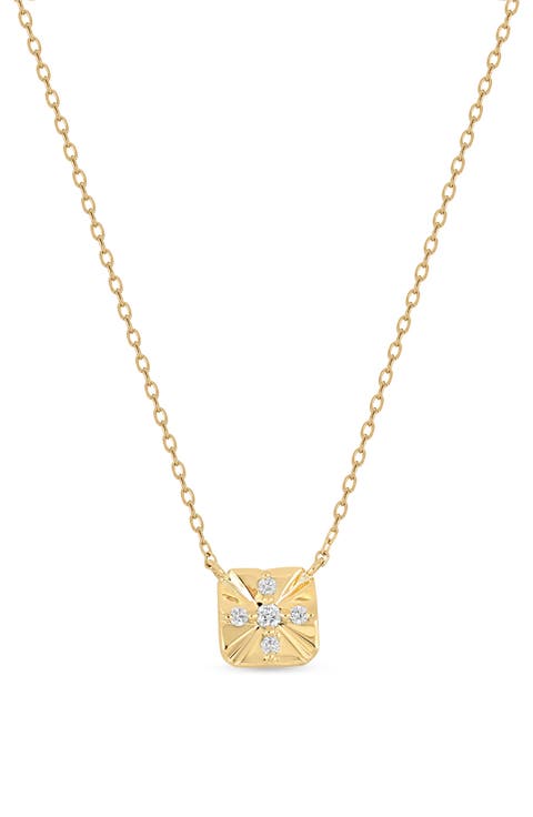 Icon Diamond Pendant Necklace