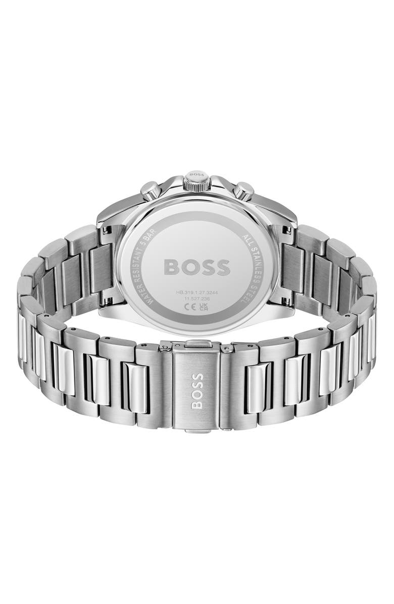 BOSS Strike Chronograph Bracelet Watch, 41mm, Alternate, color, Green