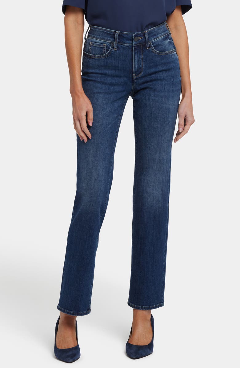 NYDJ Marilyn Cool Embrace Straight Leg Jeans, Main, color, Rio Rapids
