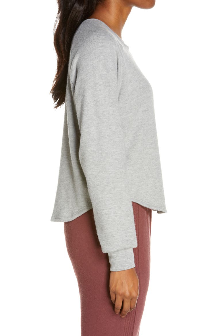 Pullover Top, Alternate, color, HEATHER GREY