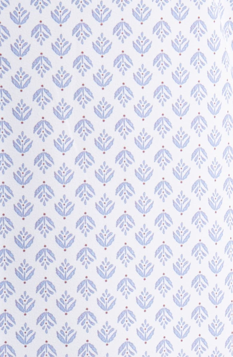 Mizzen+Main Monaco Trim Fit Botanic Print Performance Button-Up Shirt, Alternate, color, 