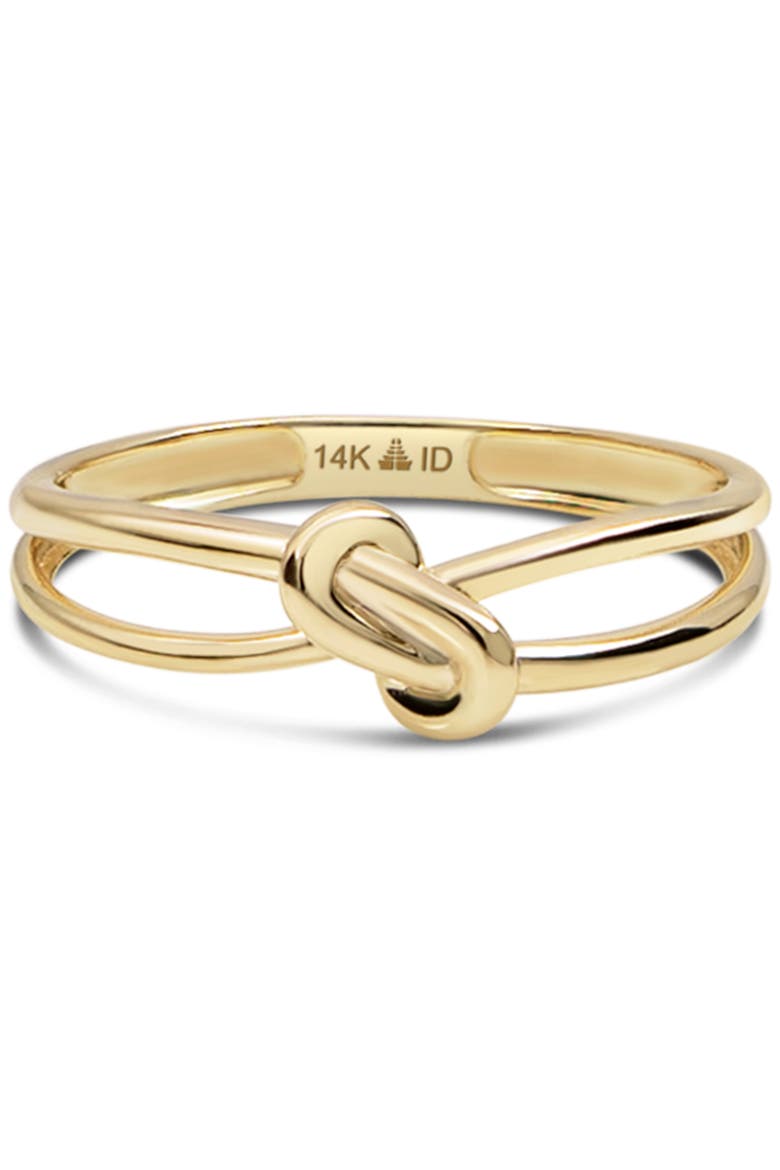 Love Knot Statement Ring in 14K Gold, Main, color, Yellow Gold