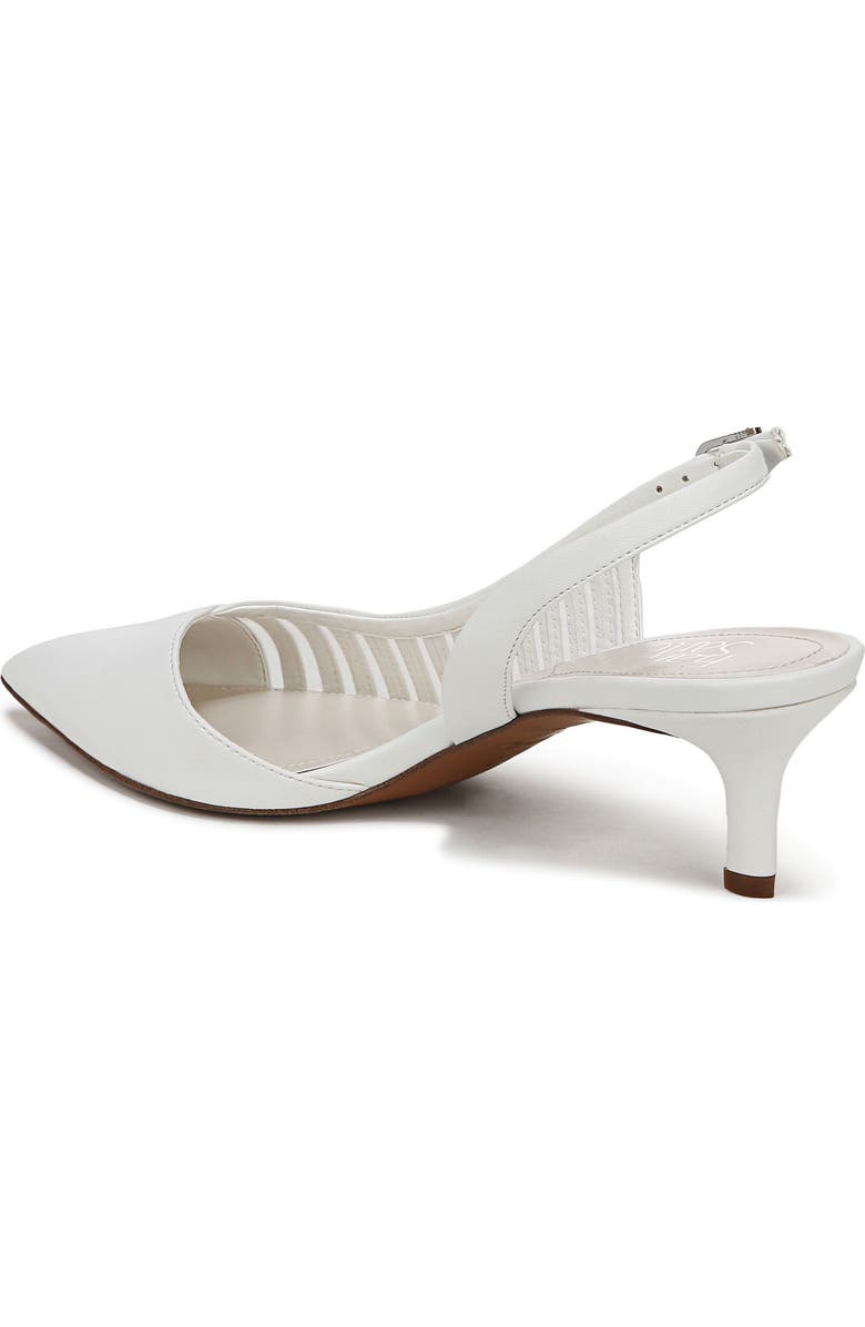 Franco Sarto Karina Slingback Pump, Alternate, color, Bright White