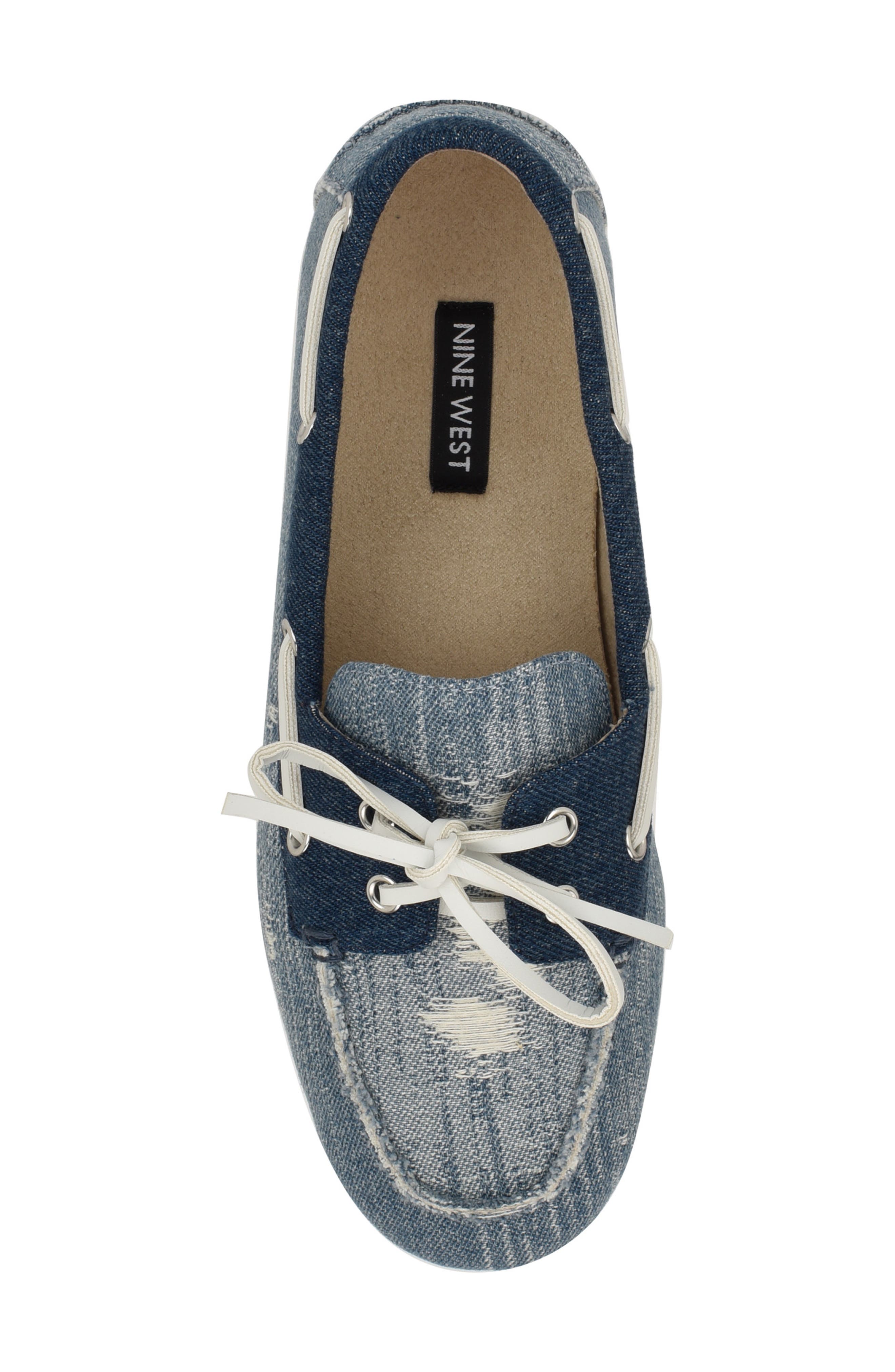 Nine West Yacht Boat Shoe, Alternate, color, Medium Blue 420