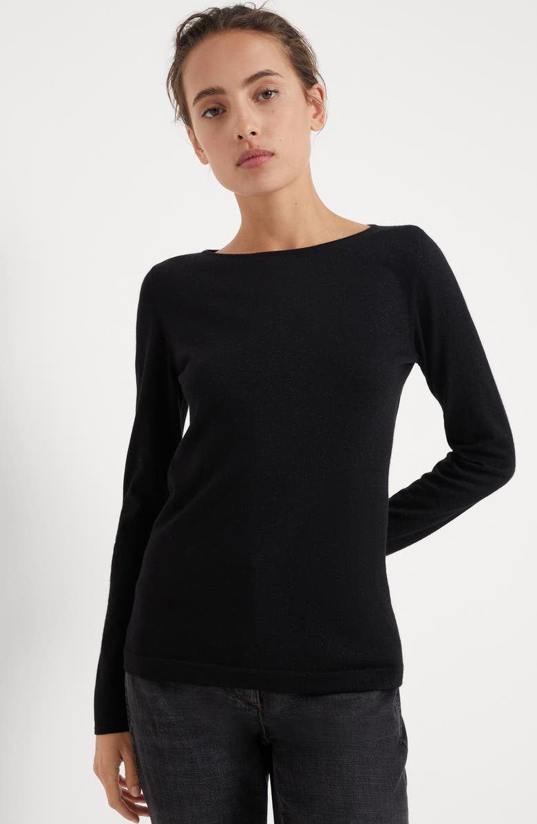 Brunello Cucinelli Sparkling sweater, Alternate, color, 