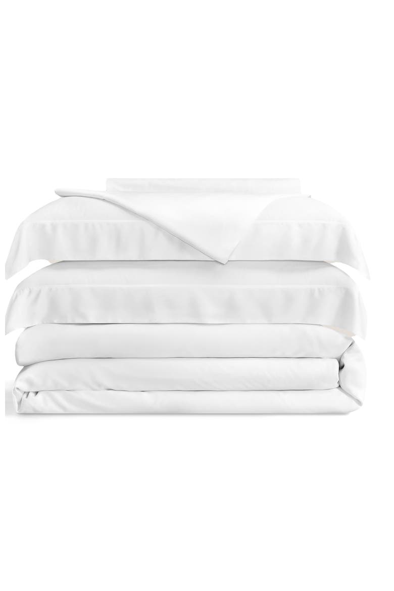 Sensa Duvet Cover, Main, color, White