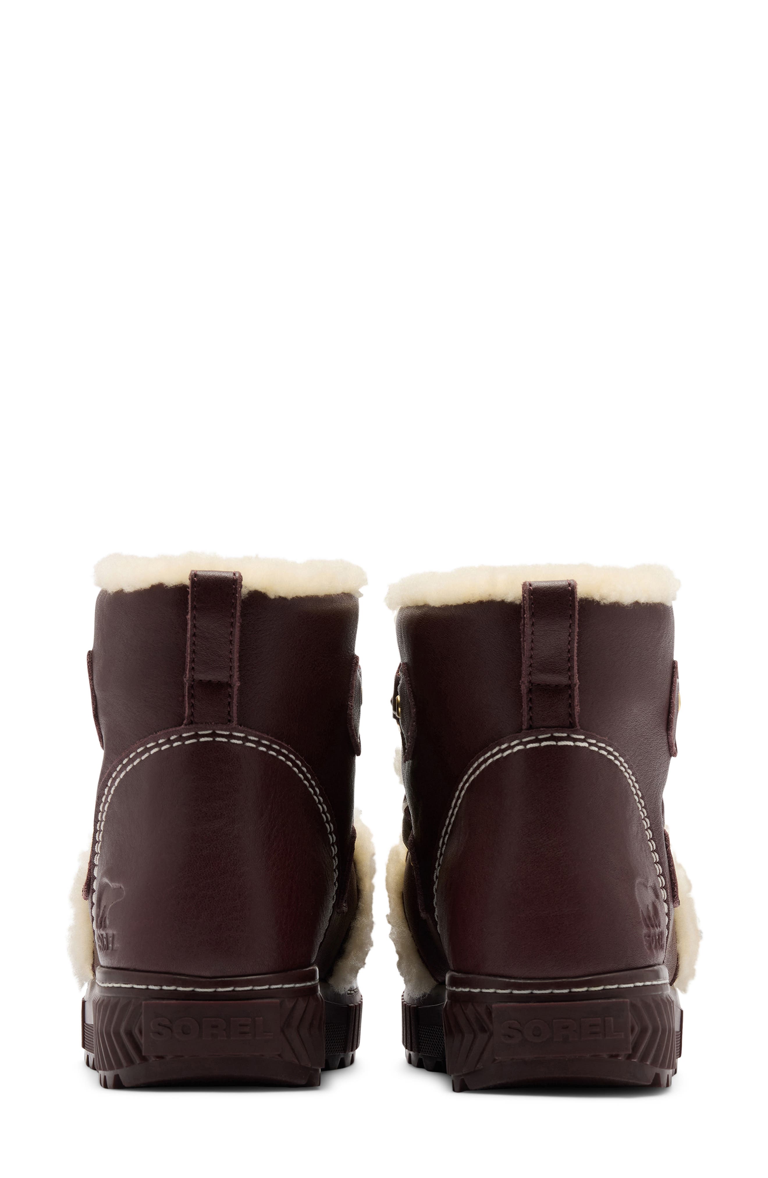 Ona Ave Alpine LX Genuine Shearling Waterproof Boot, Alternate, color, RED LODGE/ SNOW