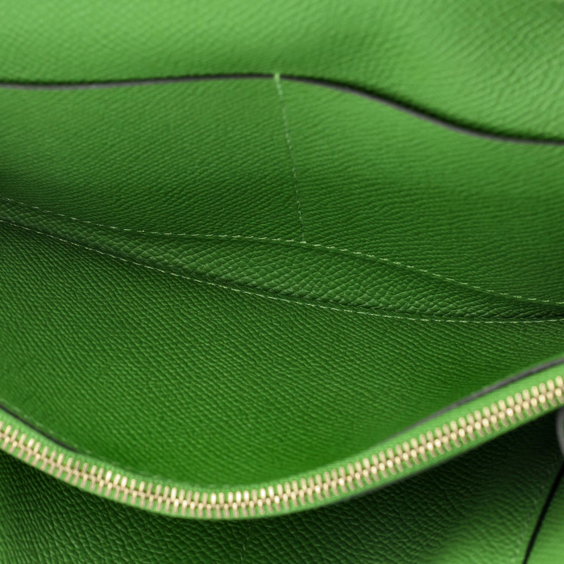 Pre-Owned Hermes Kelly To Go Wallet Tressage Epsom, Alternate, color, 