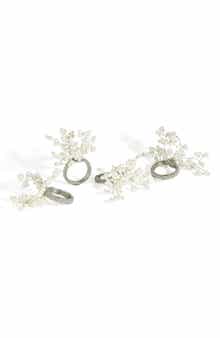 Tiramisu Ivory Elegance 4-Pack Napkin Rings