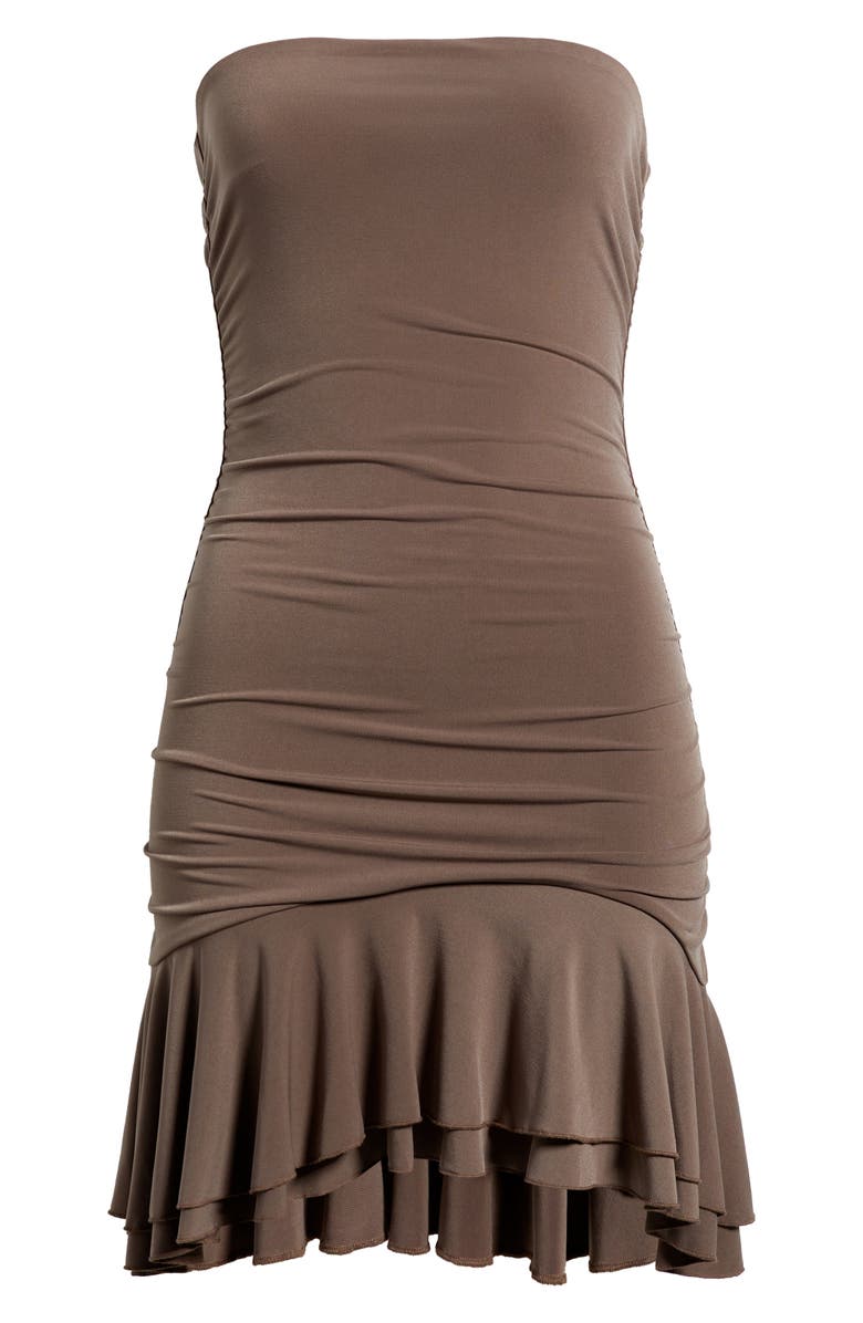 BP. Strapless Drop Waist Minidress, Main, color,