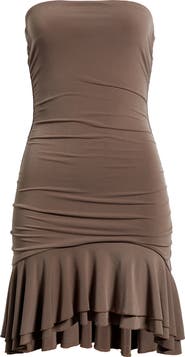 BP. Strapless Drop Waist Minidress