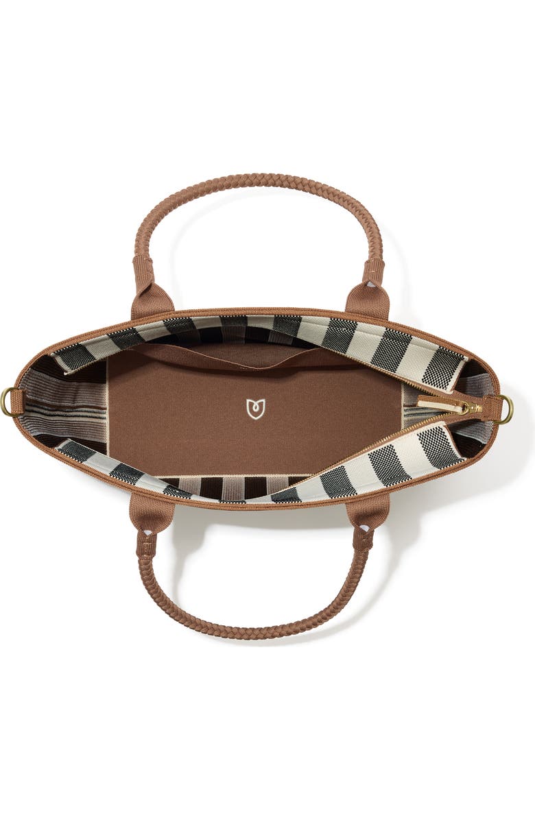 Rothy's The Lightweight Zip Tote, Alternate, color, Cabana Stripe