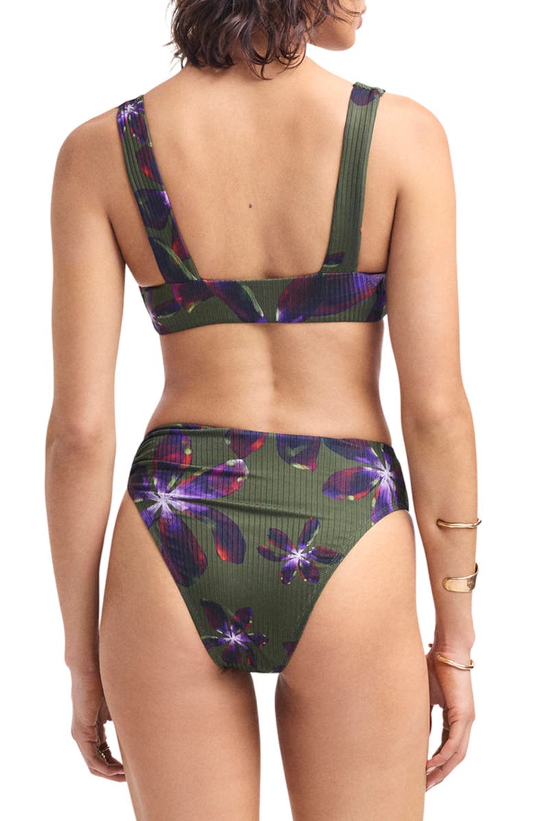 Vitamin A<sup
®</sup
 Lolita Rib Ring Bikini Bottoms, Alternate, color, Watercolor Orchid