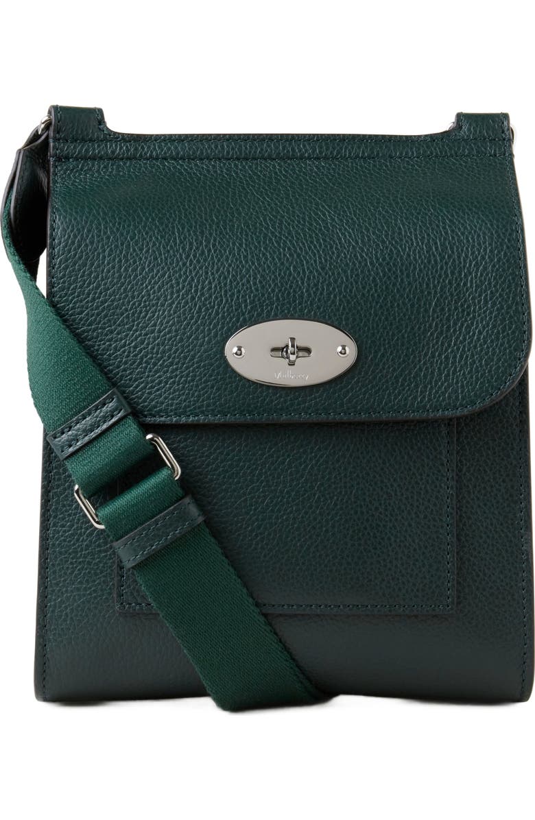 Mulberry Small Antony Leather Crossbody Bag, Main, color, Mulberry Green