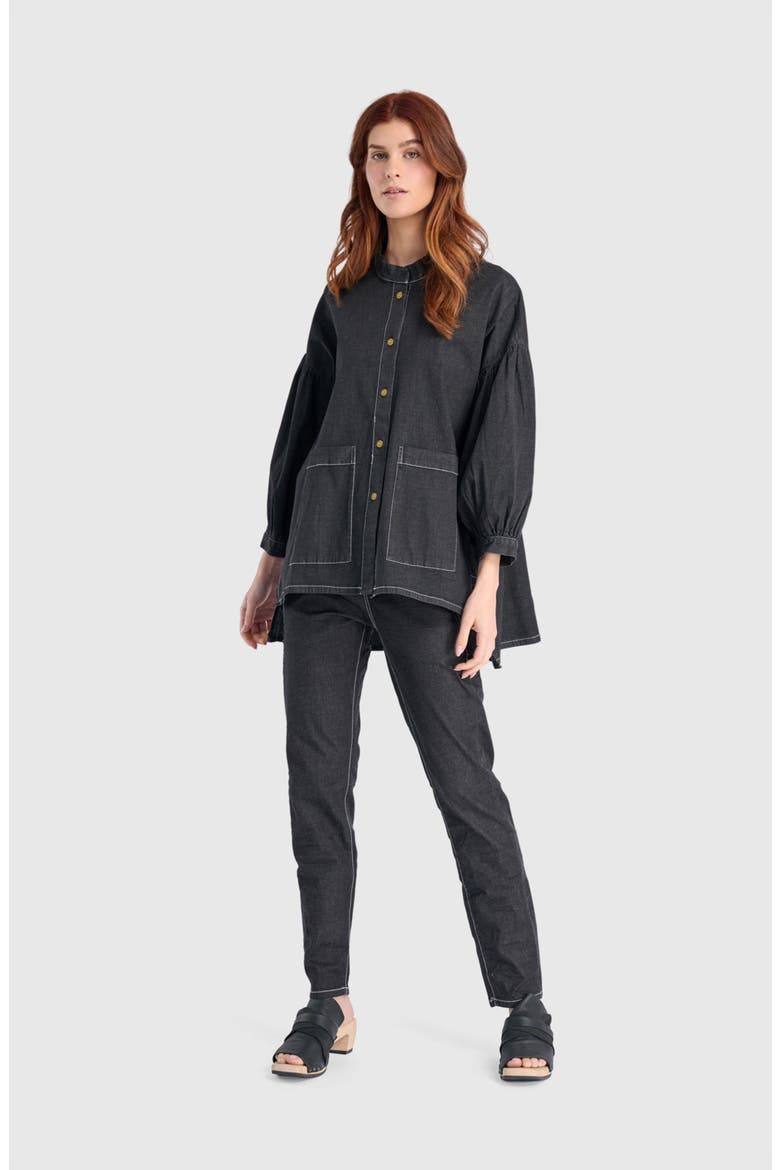 Jet Iconic Stretch Jeans, Alternate, color, Jet