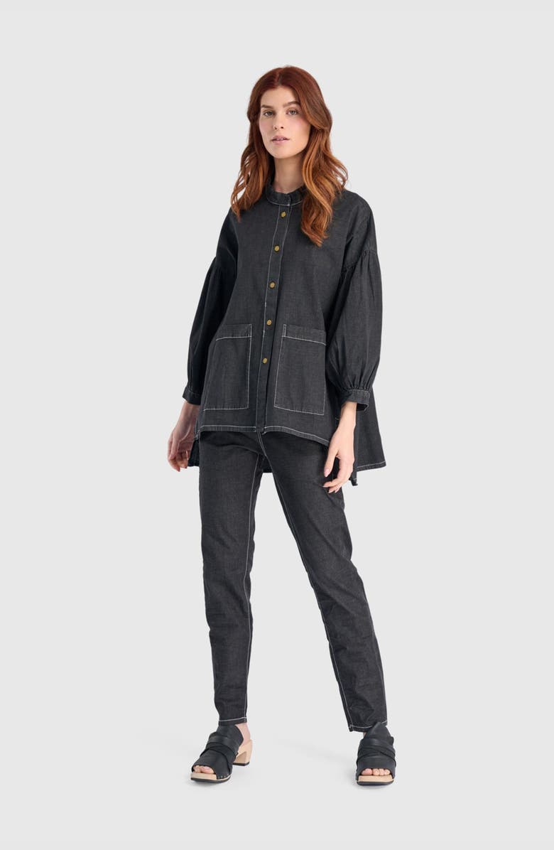 Alembika Jet Iconic Stretch Jeans, Alternate, color, Jet