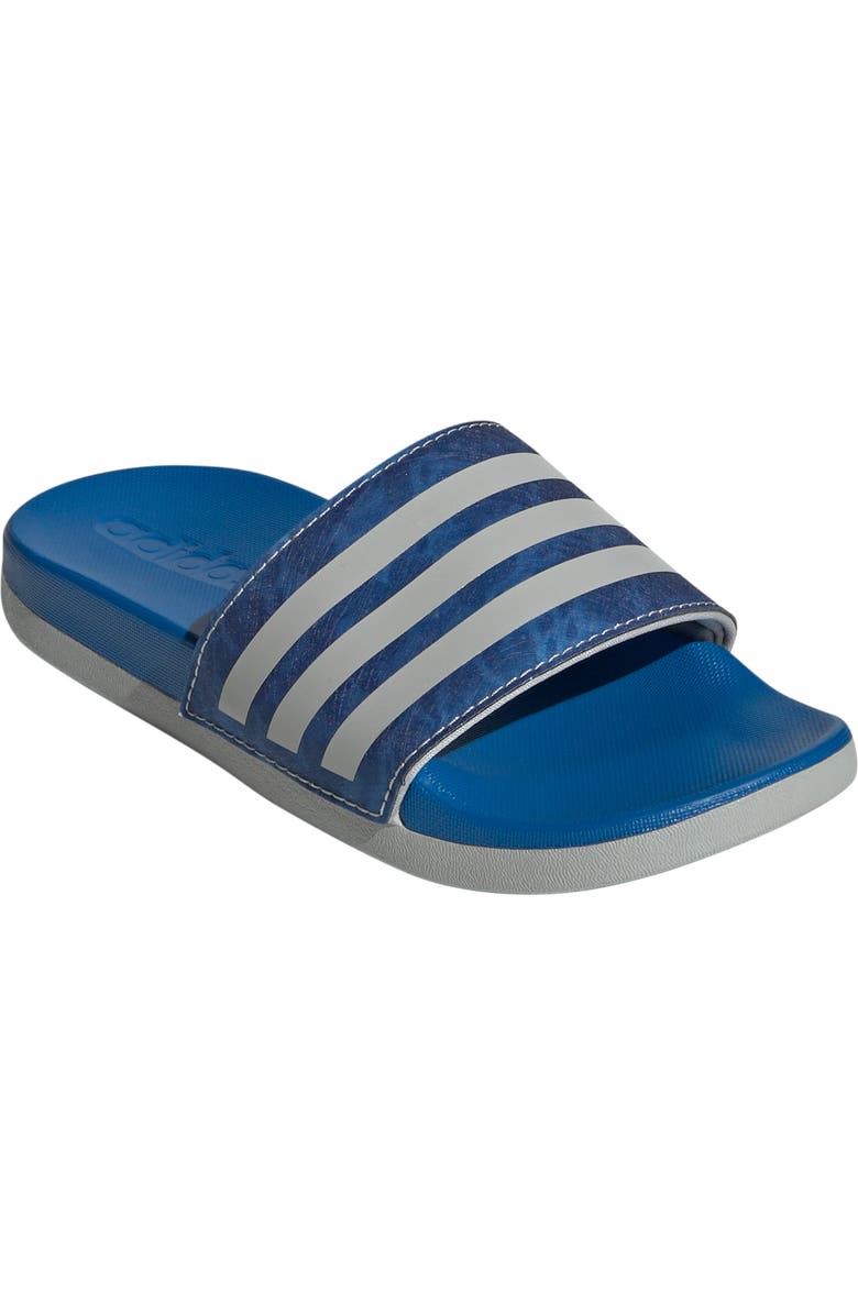 adidas Kids' Adilette Comfort Slide Sandal, Main, color, Royal/ Grey Two