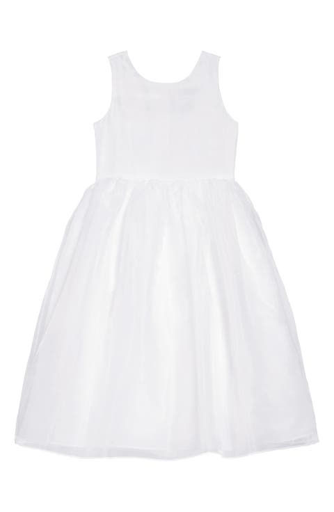 Sleeveless Organza Dress (Big Girl)