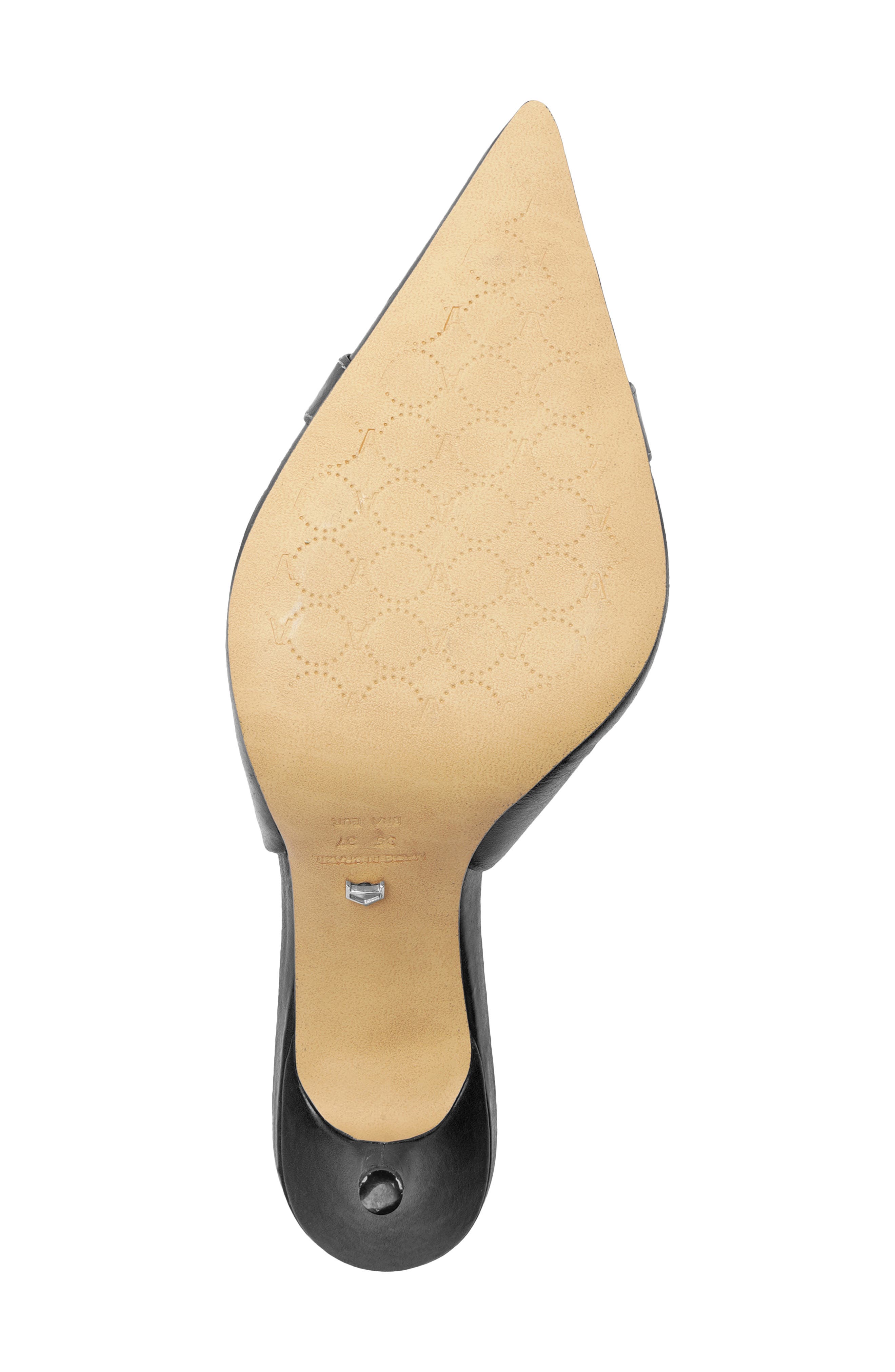 Arezzo Felicity Pointed Toe Slingback Pump, Alternate, color, Black