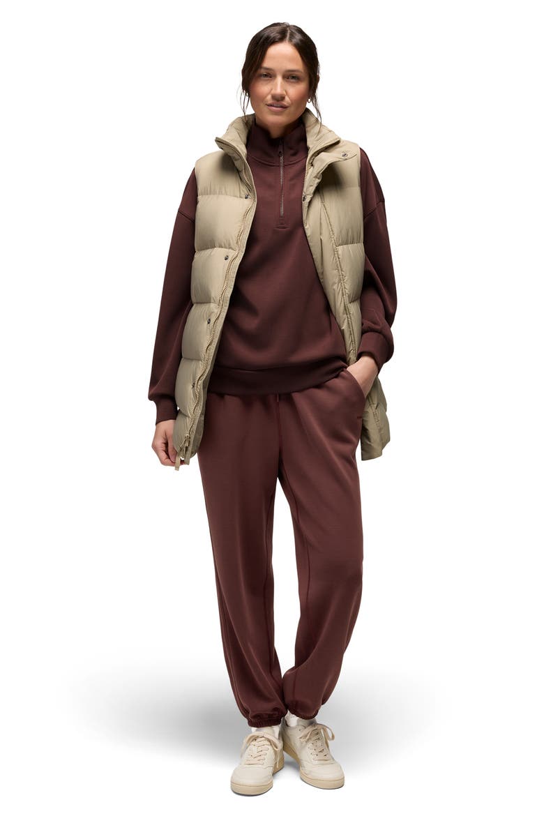 Shea High Waist Drawstring Joggers, Alternate, color, CACAO