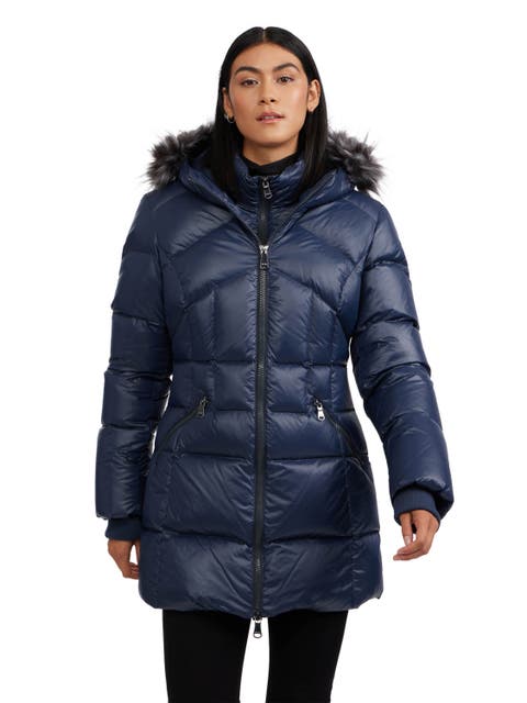 Women's Ares Fixed Hood Puffer with Fixed Bib