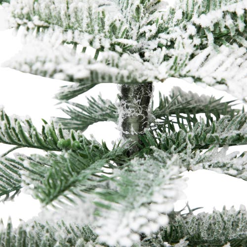 Northlight Flocked Pine Potted Artificial Christmas Tree In Green