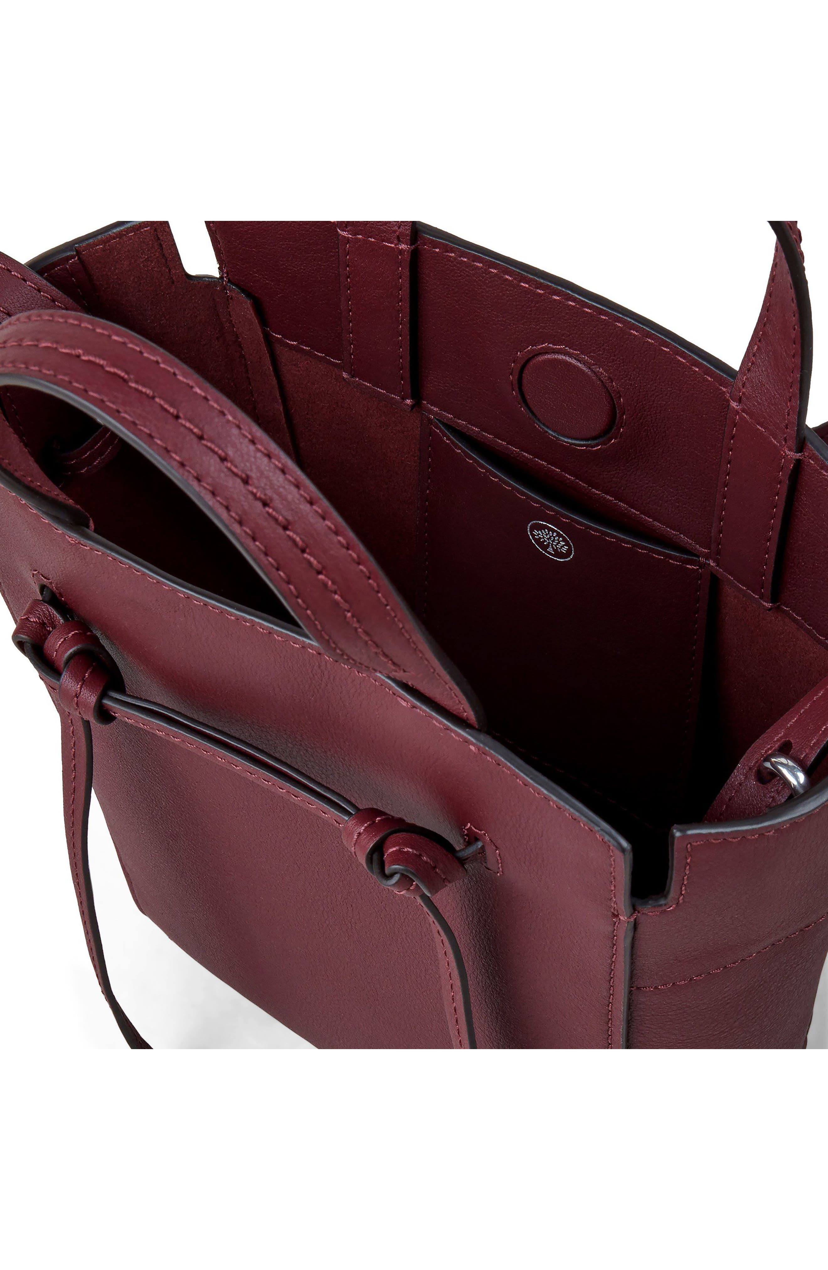 Mulberry Mini Clovelly Leather Tote, Alternate, color, 