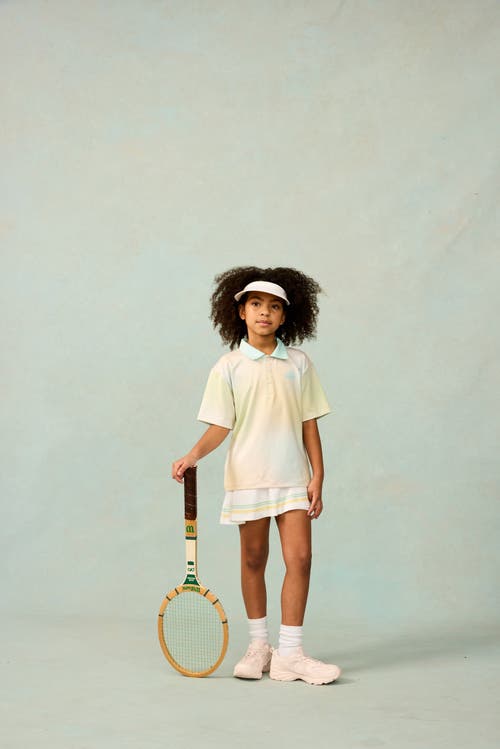 The Sunday Collective Girls' Performance Play Skort - Little Kid, Big Kid In Red