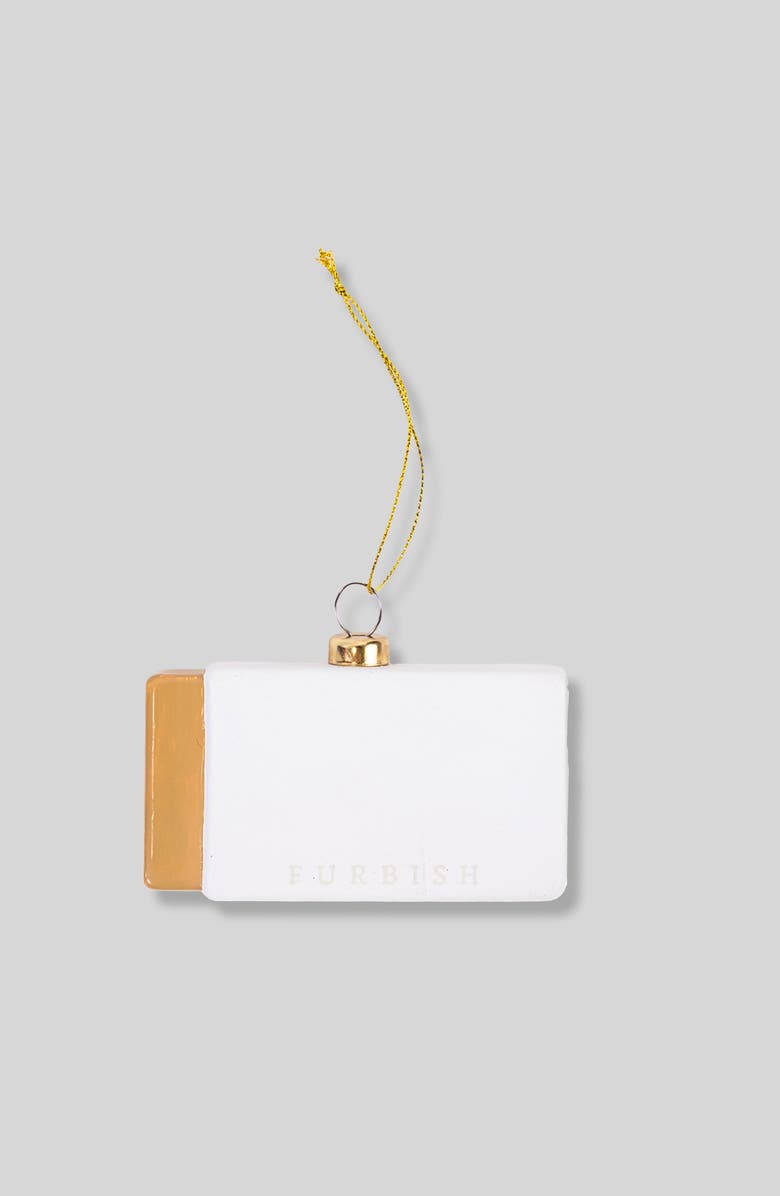 Furbish Matchbook Ornament - Aspen, Alternate, color, White