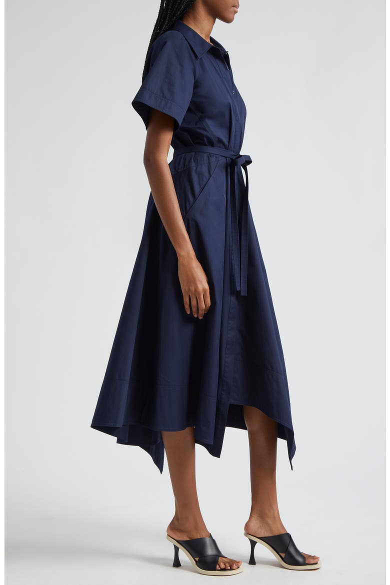 Julianna Cotton Shirtdress, Alternate, color, MARITIME NAVY