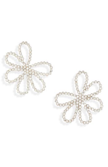 Tasha Crystal Flower Stud Earrings