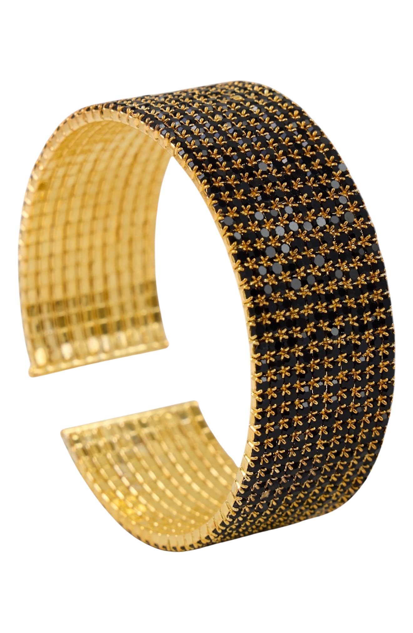 Crystal Mesh Cuff Bracelet