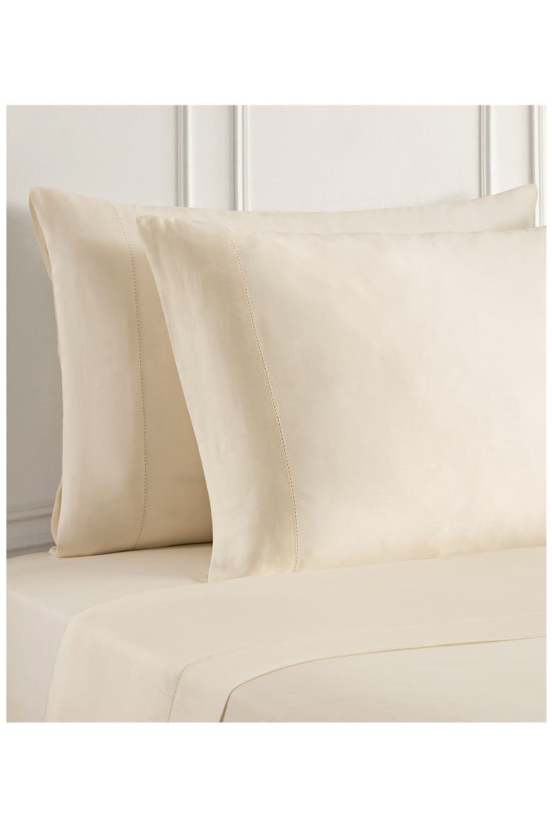 Ladder Stitch 300 Thread Count Sheet Set, Alternate, color, IVORY