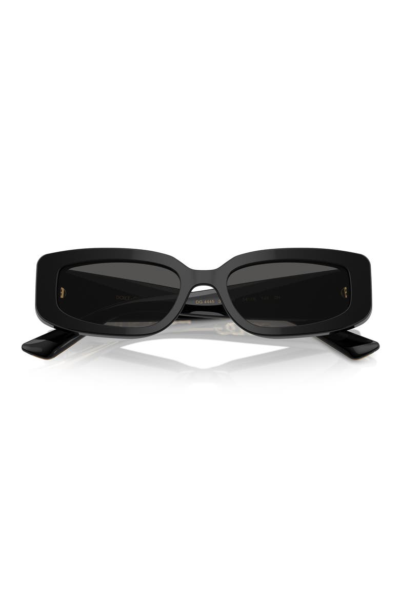 54mm Cat Eye Sunglasses, Main, color, BLACK GREY