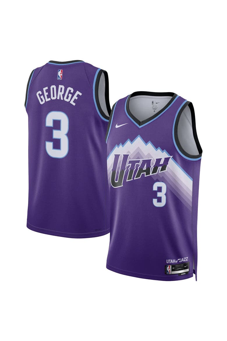 Unisex Nike Keyonte George Purple Utah Jazz Swingman Jersey - Icon Edition, Main, color, Purple