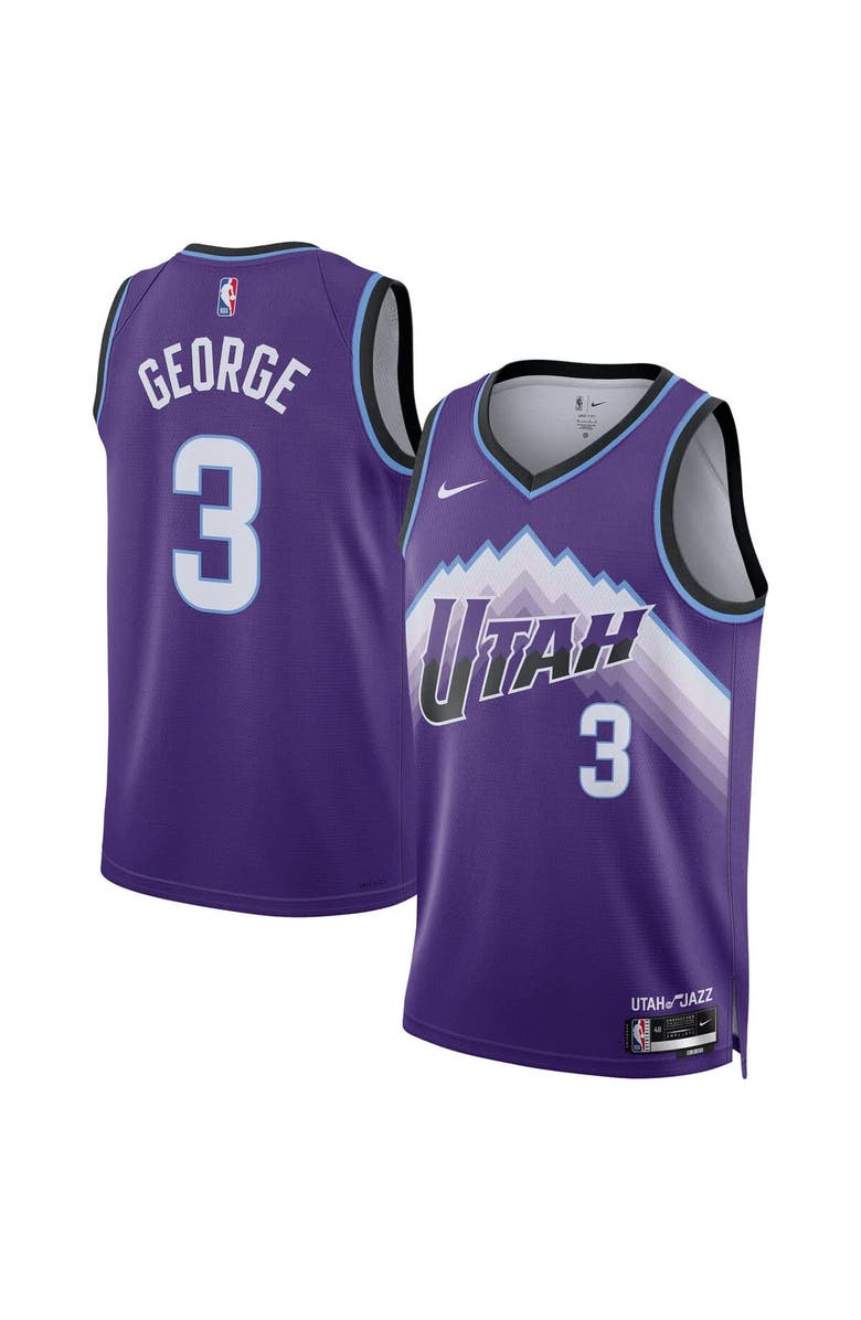 Nike Unisex Nike Keyonte George Purple Utah Jazz Swingman Jersey - Icon Edition, Main, color, Purple