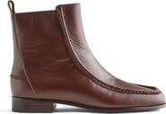 Madewell Rayna Leather Loafer Boot