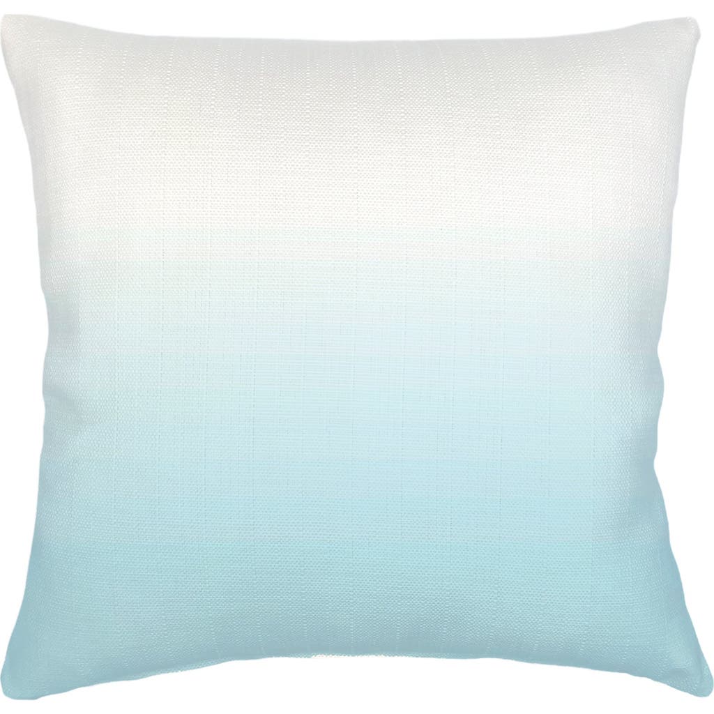 Anaya Ombre Linen Euro Pillow 26x26 With Down Alternative Insert In Aqua