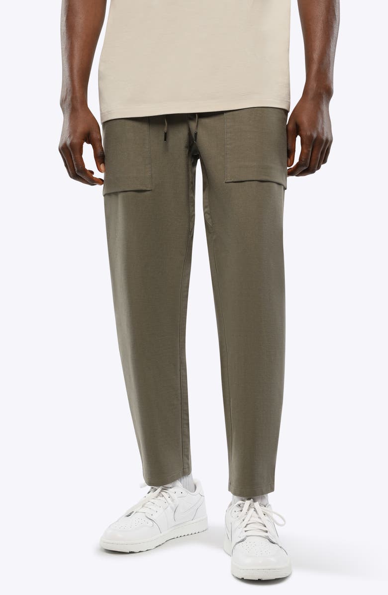 Cuts Icon Pull-On Crop Stretch Pants, Main, color, Tea Leaf