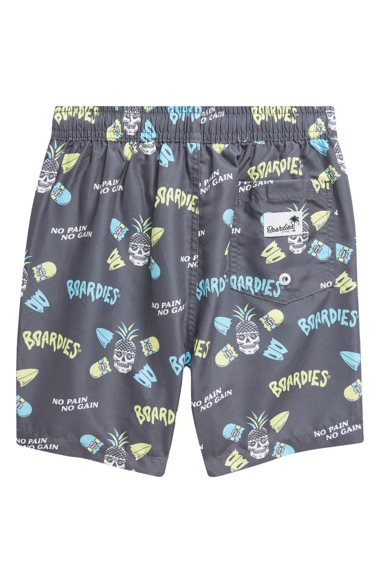Boardies Kids
 No Pain No Gain Swim Trunks, Alternate, color, 