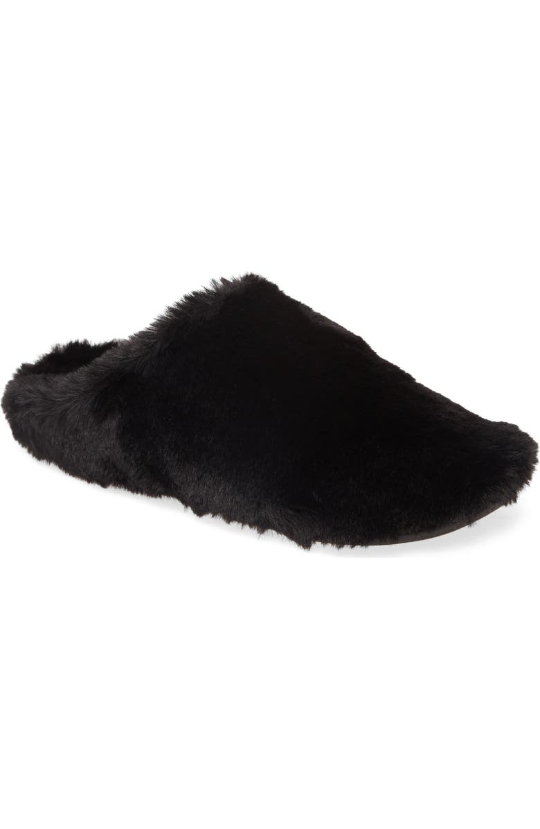 FitFlop Faux Fur Slipper, Main, color,