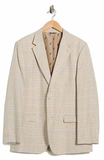 Nautica Plaid Cotton & Linen Blend